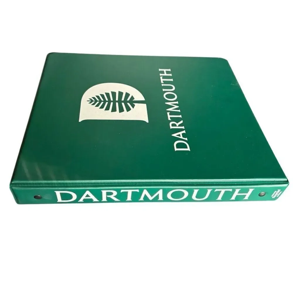 Dartmouth 1” Green Binder